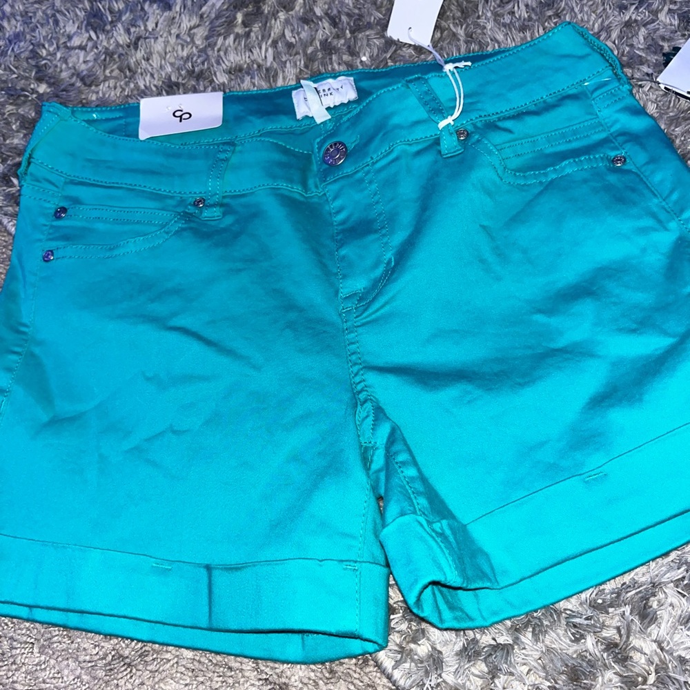Turquoise shorts